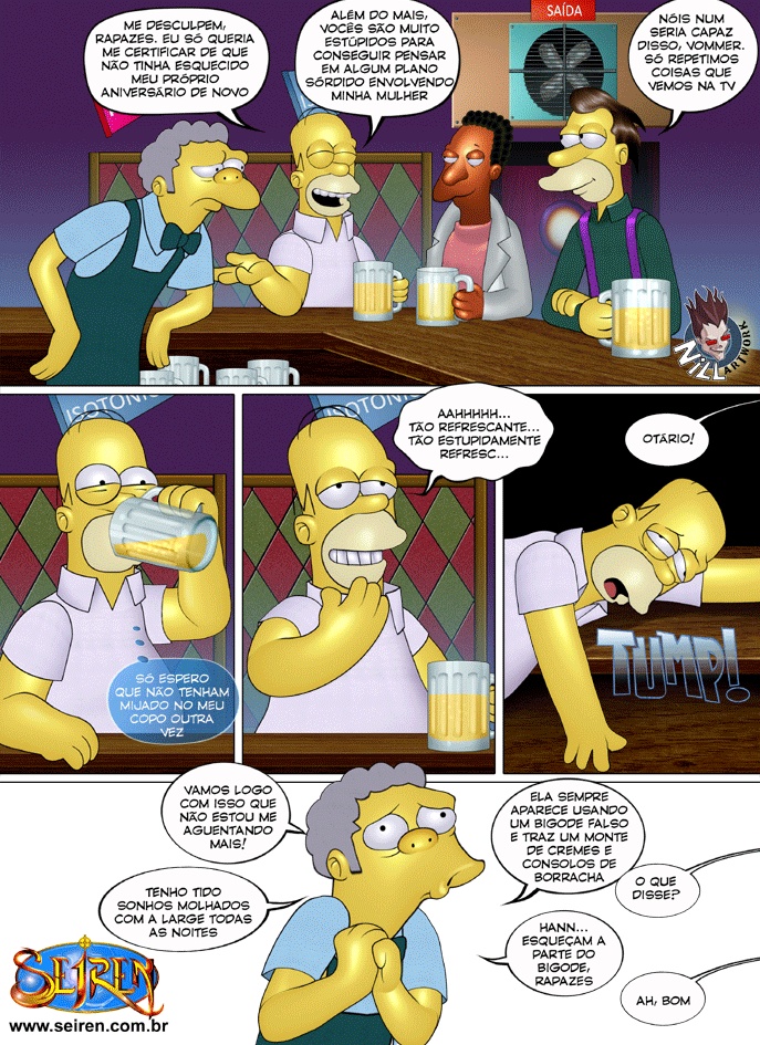 Homer Simpson bêbado