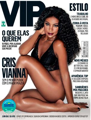 Cris Vianna na Revista Vip